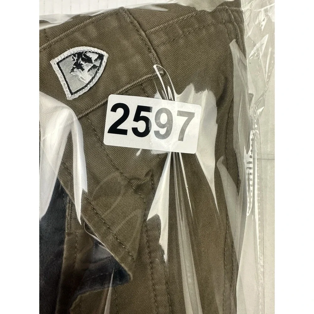 Kuhl Pants Mens 36x32 Olive Rydr Lite Klassik Fit Canvas Stretch 5 Pocket Casual